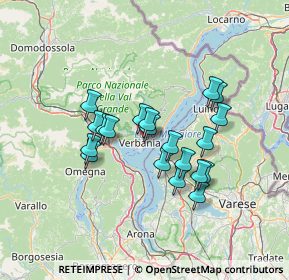 Mappa 28921 Pallanza VB, Italia (11.0465)