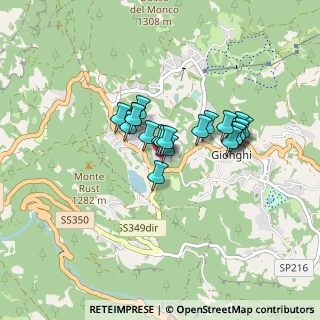 Mappa Via Trieste in Frazione Gionghi, 38046 Lavarone TN, Italia (0.573)