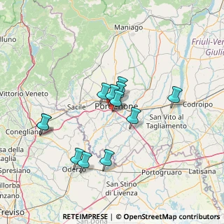 Mappa Via V. Antonio Cargnel, 33170 Pordenone PN, Italia (12.14167)