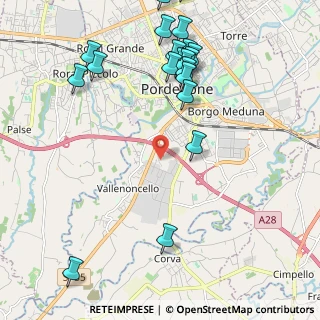 Mappa Via San Gregorio Bassa, 33170 Pordenone PN, Italia (2.573)