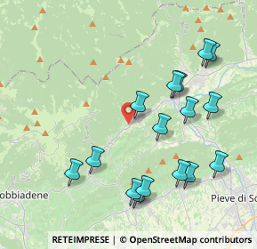 Mappa Via S. Antonio, 31050 Miane TV, Italia (4.22125)