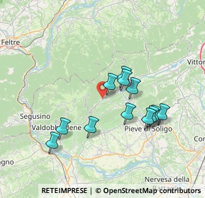 Mappa Via S. Antonio, 31050 Miane TV, Italia (6.39667)