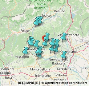 Mappa Via S. Antonio, 31050 Miane TV, Italia (10.265)