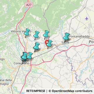 Mappa Via G. Garibaldi, 31016 Cordignano TV, Italia (6.94538)