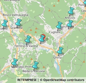 Mappa Via S. Francesco, 21035 Cunardo VA, Italia (2.73333)
