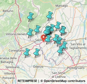 Mappa Via Fossaluzza, 33074 Fontanafredda PN, Italia (9.9965)