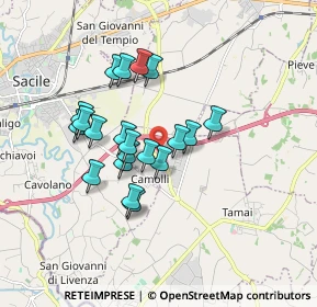 Mappa Via Fossaluzza, 33074 Fontanafredda PN, Italia (1.403)