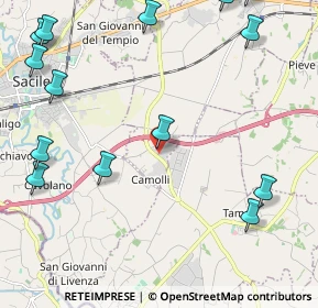 Mappa Via Fossaluzza, 33074 Fontanafredda PN, Italia (2.98643)