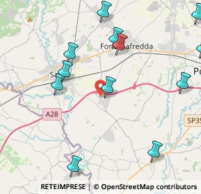 Mappa Via Fossaluzza, 33074 Fontanafredda PN, Italia (5.26231)