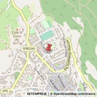 Mappa Via colture 43, 25040 Bienno, Brescia (Lombardia)