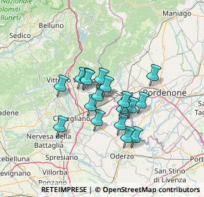 Mappa Via Nasse, 31010 Orsago TV, Italia (9.67833)