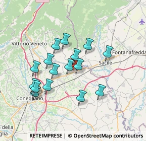 Mappa Via Nasse, 31010 Orsago TV, Italia (6.18438)