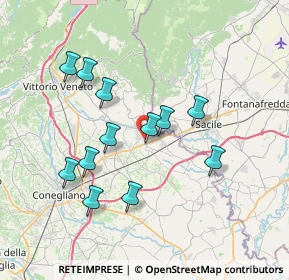 Mappa Via Nasse, 31010 Orsago TV, Italia (6.69083)