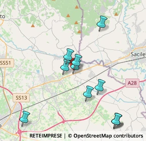 Mappa Via Nasse, 31010 Orsago TV, Italia (4.13091)