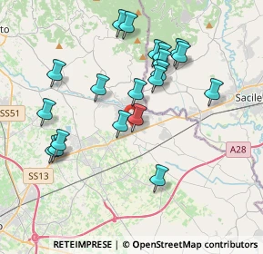 Mappa Via Nasse, 31010 Orsago TV, Italia (3.6845)