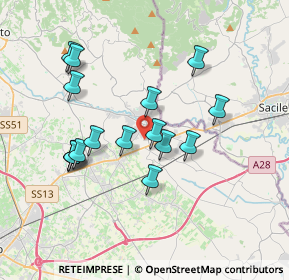 Mappa Via Nasse, 31010 Orsago TV, Italia (3.36438)