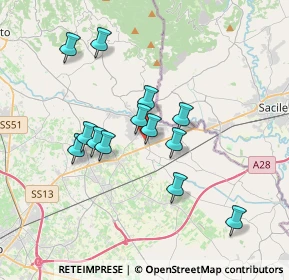 Mappa Via Nasse, 31010 Orsago TV, Italia (3.08923)