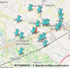Mappa Via Nasse, 31010 Orsago TV, Italia (1.91882)