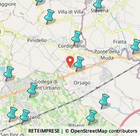 Mappa Via Nasse, 31010 Orsago TV, Italia (3.00917)
