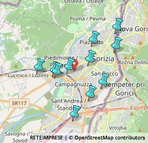 Mappa Via Carnia, 34170 Gorizia GO, Italia (1.64455)