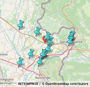 Mappa Via Cavour, 34070 Capriva del Friuli GO, Italia (6.47533)