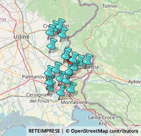 Mappa Via Cavour, 34070 Capriva del Friuli GO, Italia (9.6425)