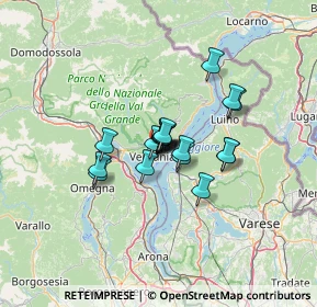 Mappa Via Antonio Baiettini, 28921 Pallanza VB, Italia (7.69368)