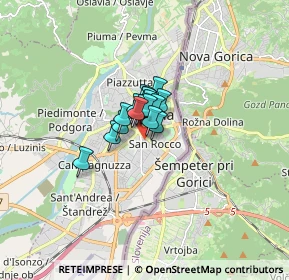 Mappa Via della Bona, 34170 Gorizia GO, Italia (0.63118)