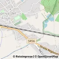 Map Capriva del Friuli