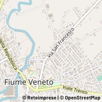 Kort Fiume Veneto