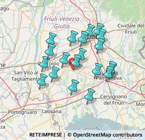 Mappa Via San Giovanni, 33030 Talmassons UD, Italia (11.787)