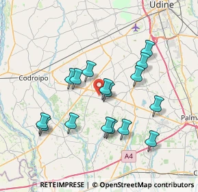 Mappa Via San Giovanni, 33030 Talmassons UD, Italia (6.72188)