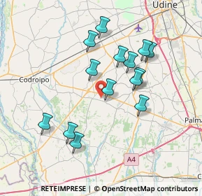 Mappa Via San Giovanni, 33030 Talmassons UD, Italia (6.63714)
