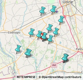 Mappa Via San Giovanni, 33030 Talmassons UD, Italia (6.50294)