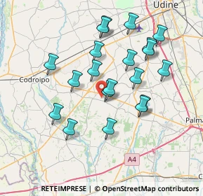 Mappa Via San Giovanni, 33030 Talmassons UD, Italia (6.834)