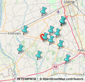 Mappa Via San Giovanni, 33030 Talmassons UD, Italia (6.735)