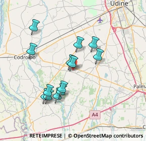 Mappa Via San Giovanni, 33030 Talmassons UD, Italia (6.52154)