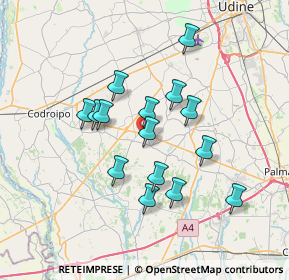 Mappa Via San Giovanni, 33030 Talmassons UD, Italia (5.98467)