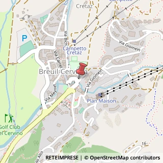 Mappa Via Rosanea, 1, 11021 Valtournenche, Aosta (Valle d'Aosta)