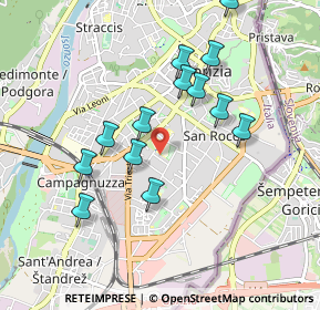 Mappa Via Eleonora Duse, 34170 Gorizia GO, Italia (0.87923)