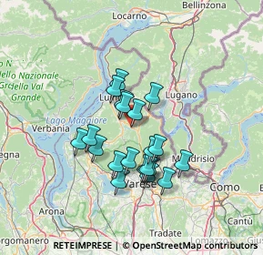 Mappa Via Ariosto, 21035 Cunardo VA, Italia (10.8025)