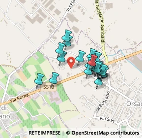 Mappa Via Camparnei, 31010 Orsago TV, Italia (0.31154)