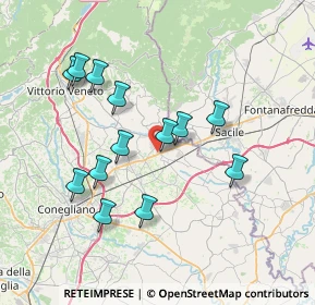 Mappa Via Camparnei, 31010 Orsago TV, Italia (6.89538)