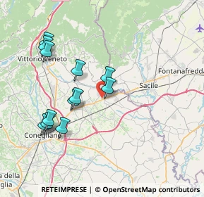 Mappa Via Camparnei, 31010 Orsago TV, Italia (7.3975)