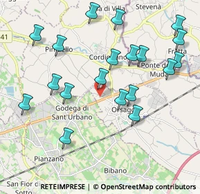 Mappa Via Camparnei, 31010 Orsago TV, Italia (2.15)