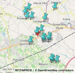 Mappa Via Camparnei, 31010 Orsago TV, Italia (1.80813)