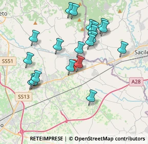 Mappa Via Camparnei, 31010 Orsago TV, Italia (3.7925)