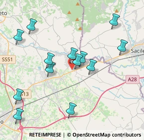 Mappa Via Camparnei, 31010 Orsago TV, Italia (4.11154)