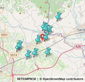 Mappa Via Camparnei, 31010 Orsago TV, Italia (2.85727)