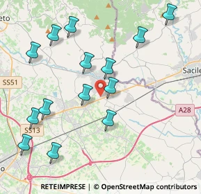 Mappa Via Camparnei, 31010 Orsago TV, Italia (4.40571)